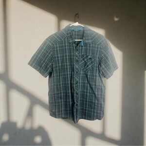 Arc'teryx Blue Casual Button Down Shirt Lightweight